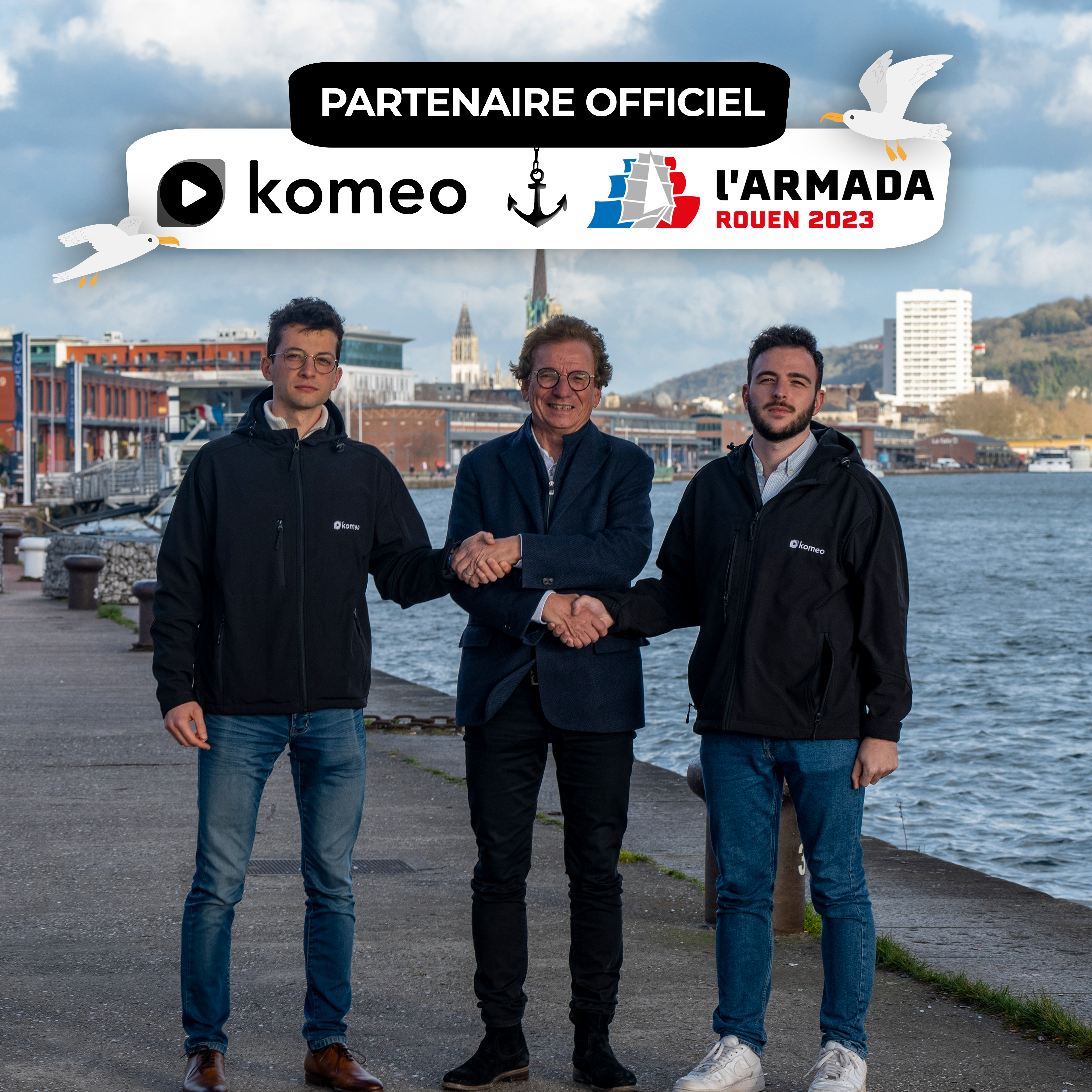 Komeo partenaire de l&rsquo;Armada Rouen 2023
